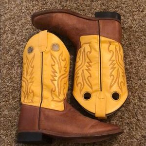 Youth Old West Broad Square Toe Boots # BSY 1809G